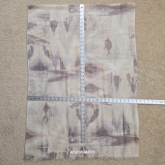 Kinross Silk & Cashmere Lightweight Scarf in Neutral Colors - Picture 7 of 11